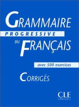 Paperback Grammaire Progressive Du Francais: Interediare Corriges [French] Book