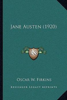 Paperback Jane Austen (1920) Book