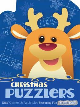 Paperback Christmas Puzzlers: Kids' Games & Activities Featuring Fun Scratch-Offs! Book