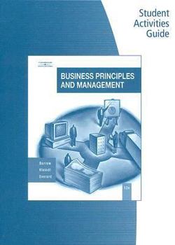 Paperback Student Activity Guide for Burrow/Kleindl's Business Principles and Management, 12th Book