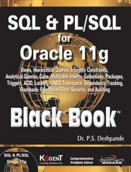 Paperback SQL and PL/SQL for Oracle 11g Black Book