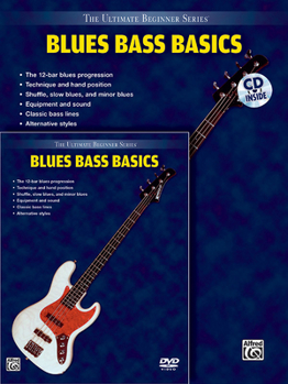 Paperback Ultimate Beginner Blues Bass Basics Mega Pak: Book, CD & DVD Book