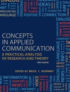 Hardcover Concepts in Applied Communication Book