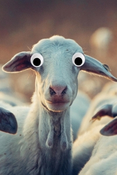 Googly Eye Goat Journal: 100-page blank lined journal featuring a goat with googly eyes