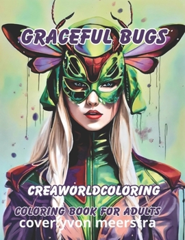 Paperback Graceful Bugs: adult coloring book