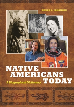 Hardcover Native Americans Today: A Biographical Dictionary Book