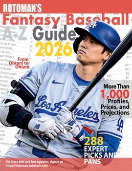 Paperback Rotoman's Fantasy Baseball Guide A-Z 2026 Book