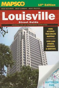 Spiral-bound Mapsco Louisville Street Guide: Louisville and 115 Surrounding Communities Book