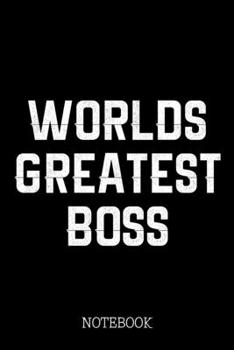 Paperback Worlds Greatest Boss - Notebook Book