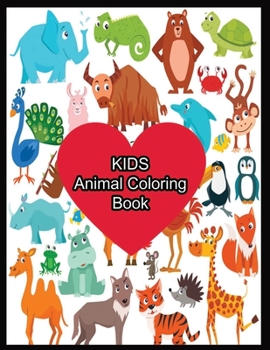 Paperback KIDS Animal Coloring Book