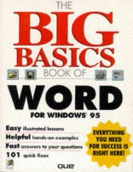 Paperback The Big Basics Book of Word for Windows 95 Book