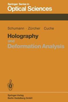 Paperback Holography and Deformation Analysis Book