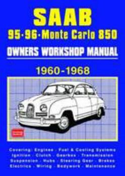 Paperback Saab 95 . 96 . Monte Carlo 850 1960-1968 Owners Workshop Manual Book