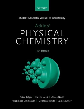 Paperback Student Solutions Manual to Accompany Atkins' Physical Chemistry 11th Edition Book