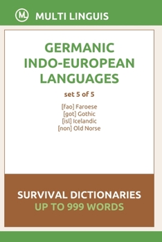 Paperback Germanic Languages Survival Dictionaries (Set 5 of 5) Book