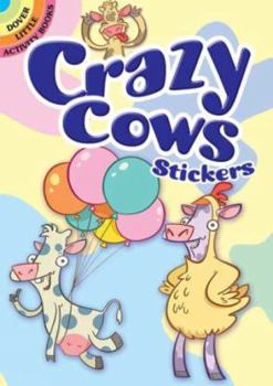 Paperback Crazy Cows Stickers Book