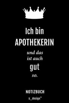 Notizbuch f�r Apotheker / Apothekerin: Originelle Geschenk-Idee [120 Seiten kariertes blanko Papier]