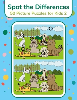 Paperback Spot the Differences - 50 Picture Puzzles for Kids 2 Book
