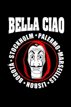 Notebook: House money Bella Ciao Rio Tokyo Professor Gift 120 Pages, 6x9 Inches, Blank