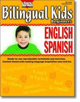 Paperback Bilingual Kids, English-Spanish, Beginners Book