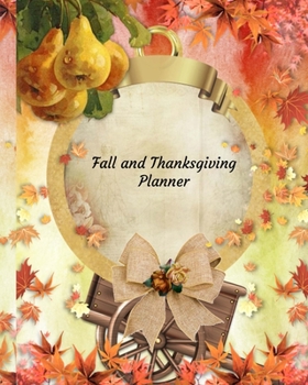 Paperback Fall and Thanksgiving Planner Book