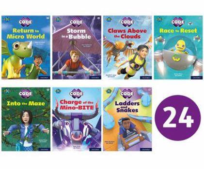 Paperback Project X CODE: White and Lime Book Bands, Oxford Levels 10 and 11: Sky Bubble and Maze Craze, Class Pack of 24 Book