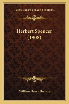 Paperback Herbert Spencer (1908) Book