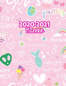 2020-2021 Planner: Two Year Calendar Organizer and Goal Journal | January 2020 - December 2021 Daily, Weekly and Monthly Planner Book with Back Sticker Expression Wall for 2 Years | Design Code 979889