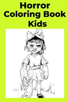 Paperback Horror Coloring Book Kids Book