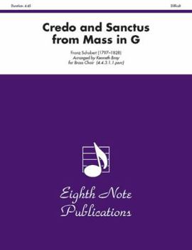 Paperback Credo and Sanctus (from Mass in G): Score & Parts Book