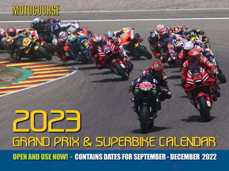 Calendar Motorcourse 2023 Grand Prix & Superbike Calendar Book