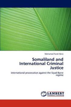 Paperback Somaliland and International Criminal Justice Book