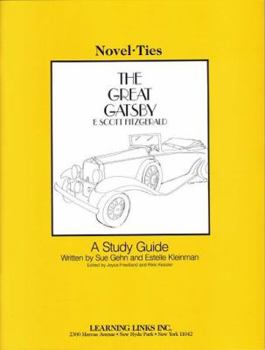 Paperback The Great Gatsby: Novel-Ties Study Guides Book