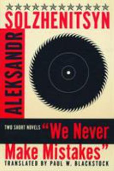 Paperback We Never Make Mistakes (Revised) Book