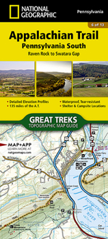 Appalachian Trail, Raven Rock to Swatara Gap [Pennsylvania] (National Geographic Trails Illustrated Map)