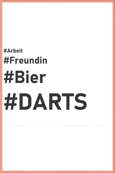 Paperback Darts Notizbuch - 50 Seiten I 6x9 Format DIN A5 I Tagebuch Journal I kariert [German] Book