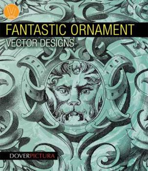 Paperback Fantastic Ornament Vector Designs Book