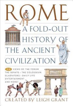 Paperback Rome: A Fold-Out History of the Ancient Civilization Book