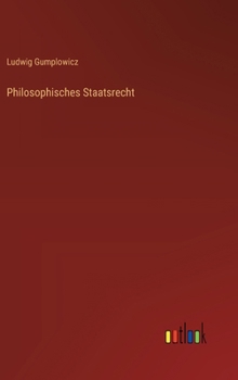 Hardcover Philosophisches Staatsrecht [German] Book