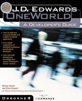 Paperback J.D. Edwards Oneworld: A Developer's Guide Book