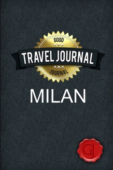 Paperback Travel Journal Milan Book