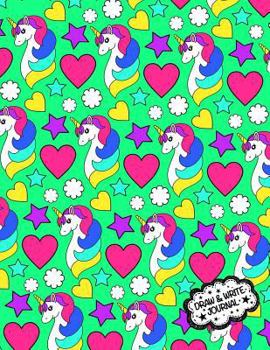 Paperback Draw And Write Journal: Unicorn Primary Writing Notebook For Kids / Kindergarten Workbook With Space For Writing And Drawing: Preschool Learn Book