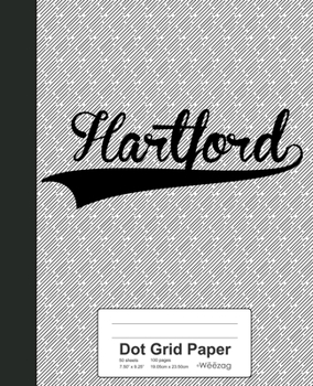 Paperback Dot Grid Paper: HARTFORD Notebook Book