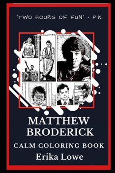 Paperback Matthew Broderick Calm Coloring Book