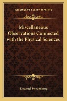 Miscellaneous Observations Connected with the Physical Sciences