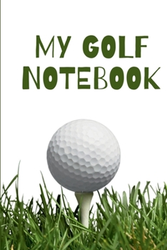 Paperback Golf Notebook: Scorecard and Match Notebook Book