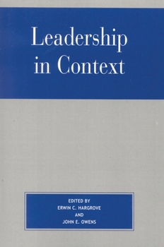 Paperback Leadership in Context Book