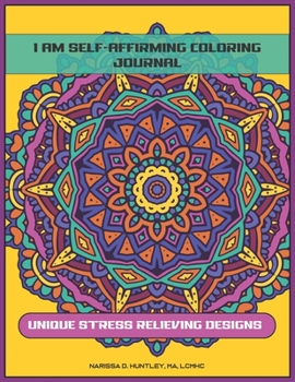 Paperback I Am Self-Affirming Coloring Journal Book