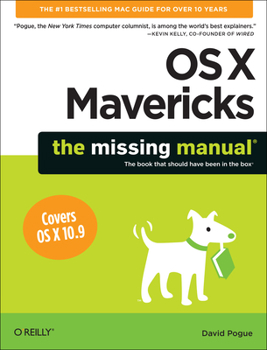 Paperback OS X Mavericks: The Missing Manual Book