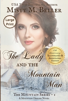 Paperback The Lady and the Mountain Man [Large Print] Book
